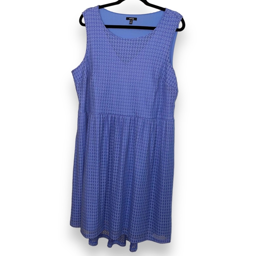 Blue Sleeveless Dress